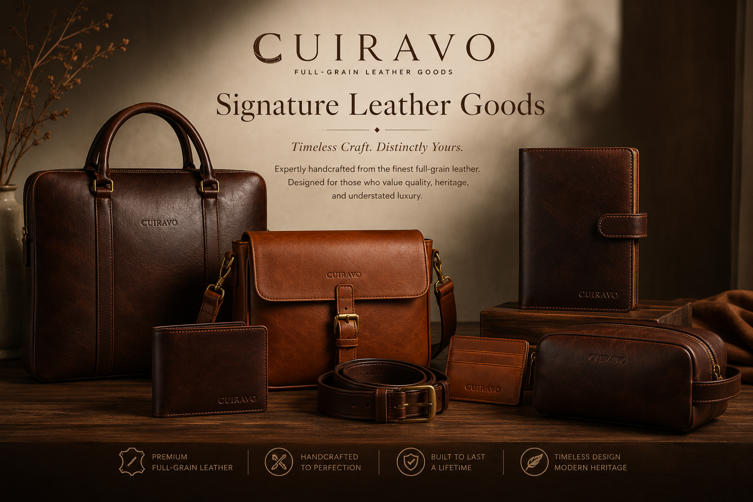 Cuiravo Signature Leather Goods