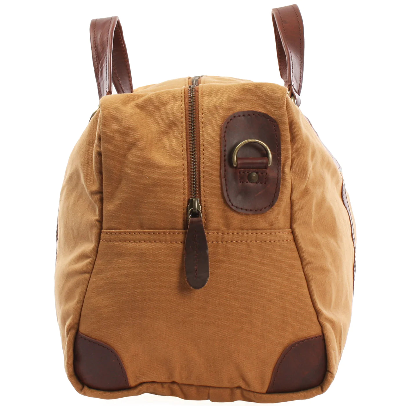 Soft Canvas Leather Messenger Bag