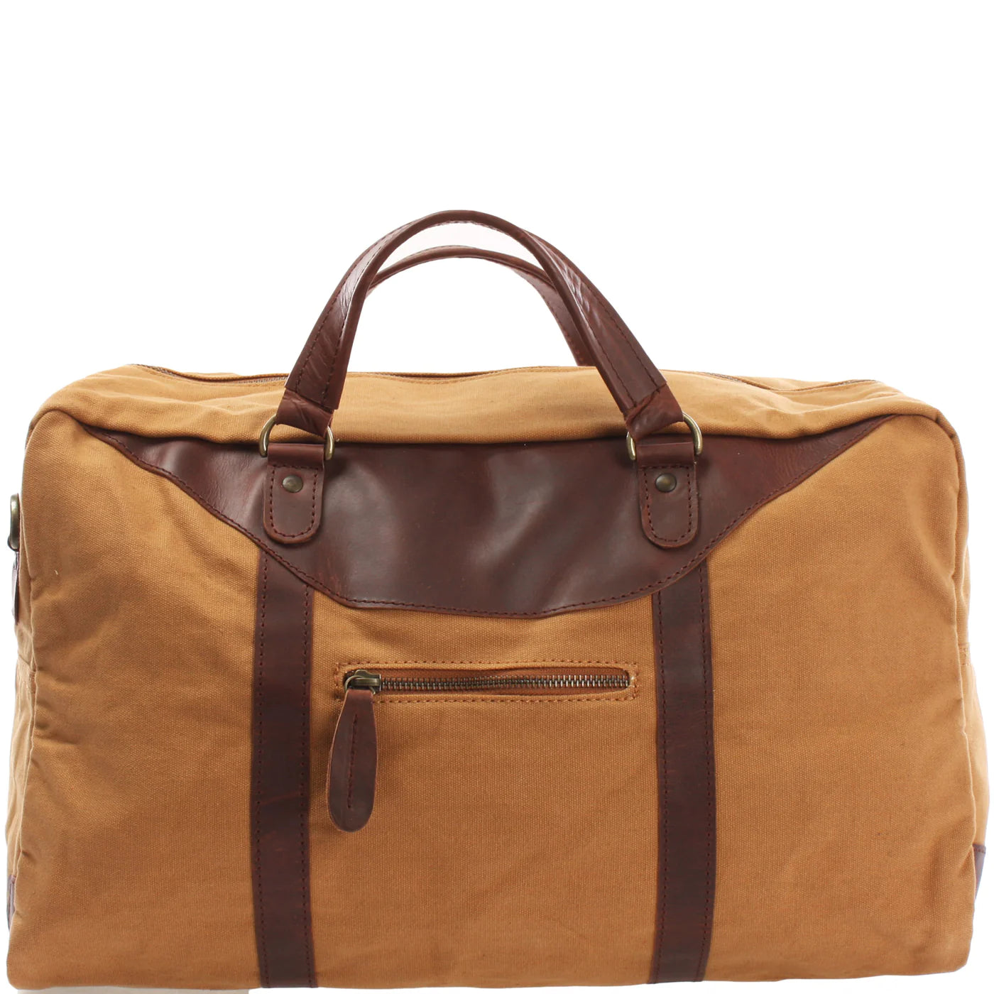Soft Canvas Leather Messenger Bag
