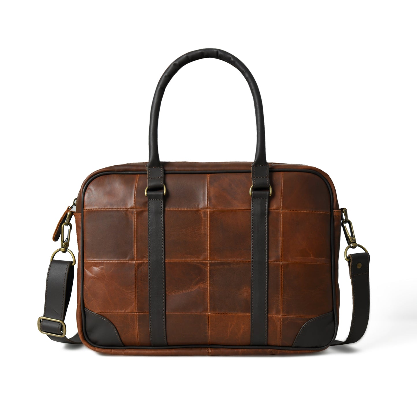 Cow Waxy Leather Laptop Bag