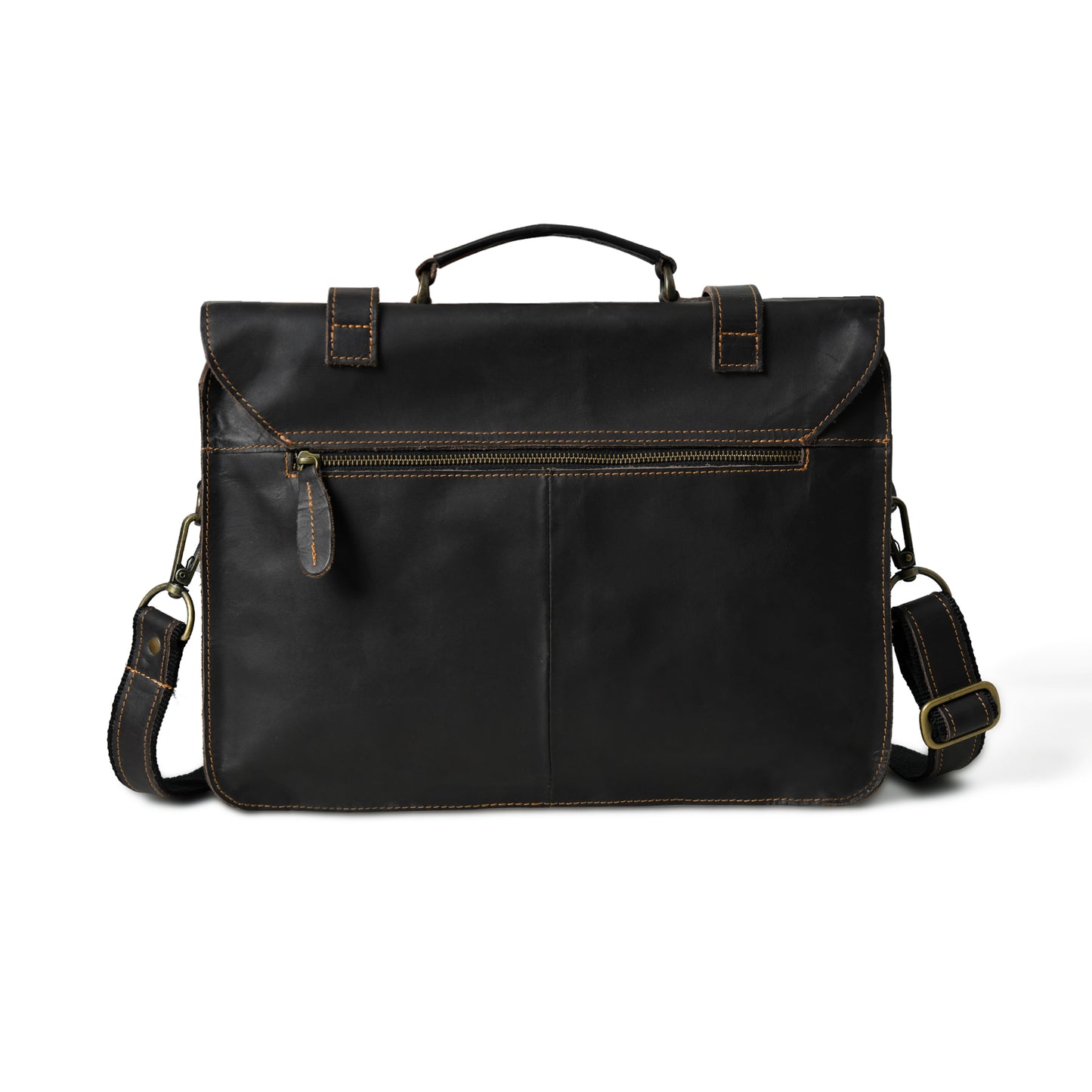 Buff Waxy Laptop Bag