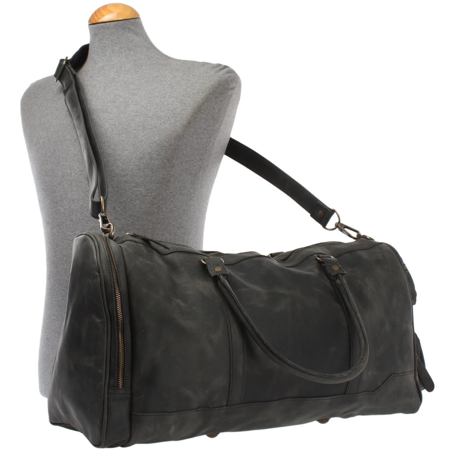 Cuiravo Heritage Full-Grain Leather Weekender Duffel