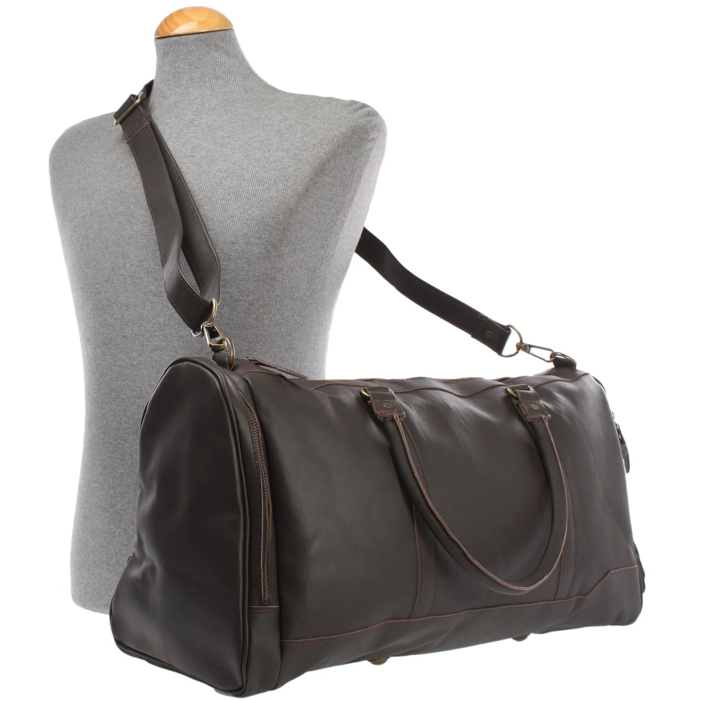 Cuiravo Heritage Full-Grain Leather Weekender Duffel