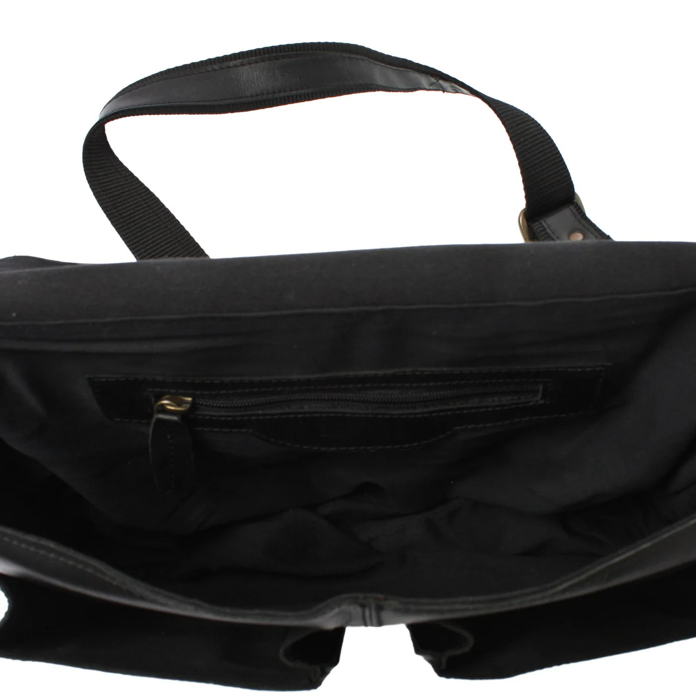 Vintage Waxed Leather Messenger Bag