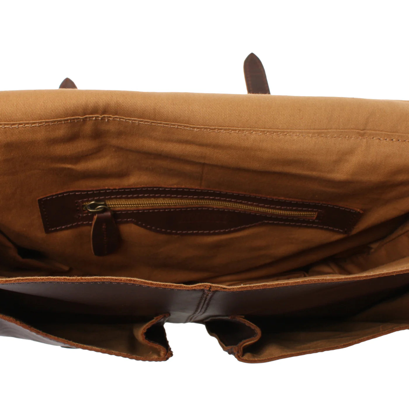 Vintage Waxed Leather Messenger Bag