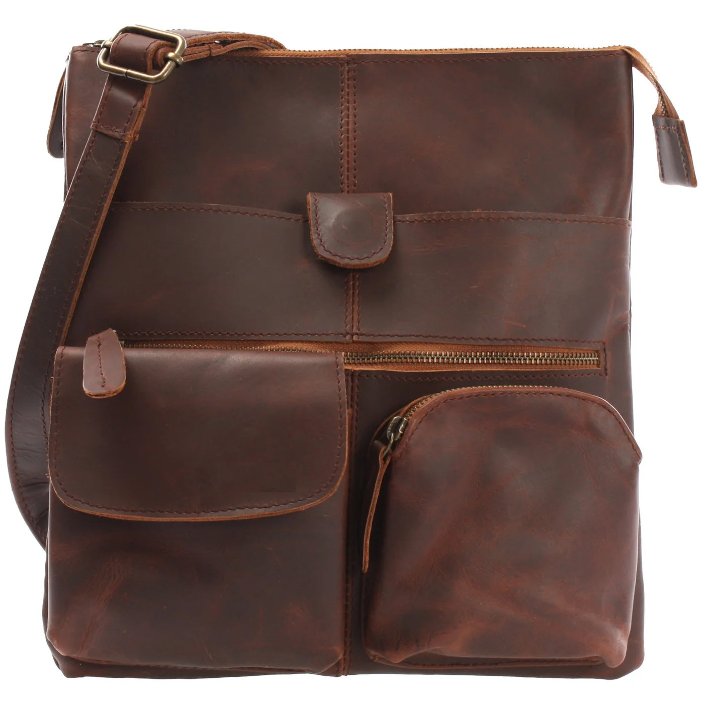 Cowhide Leather Crossbody Bag