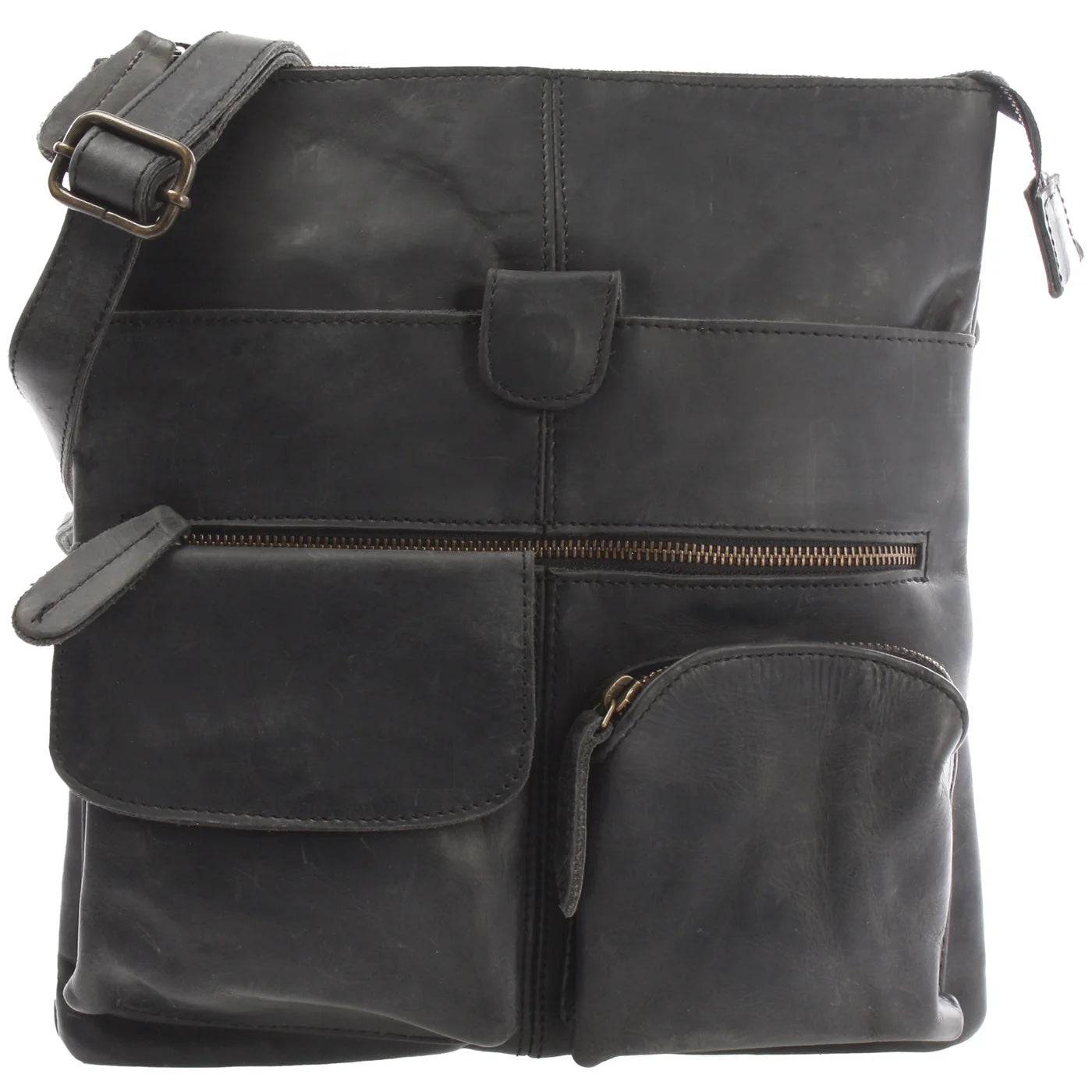 Cowhide Leather Crossbody Bag