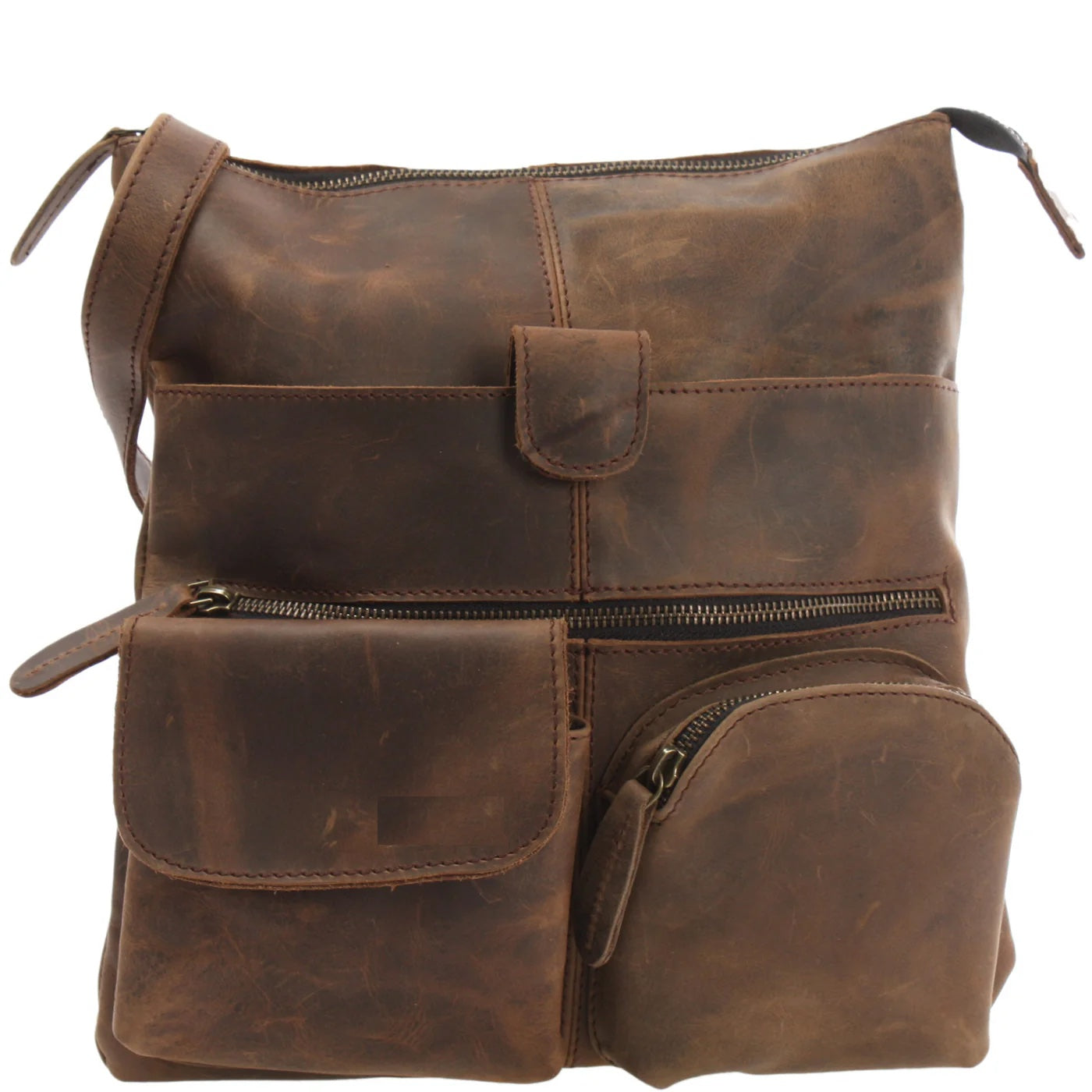 Cowhide Leather Crossbody Bag