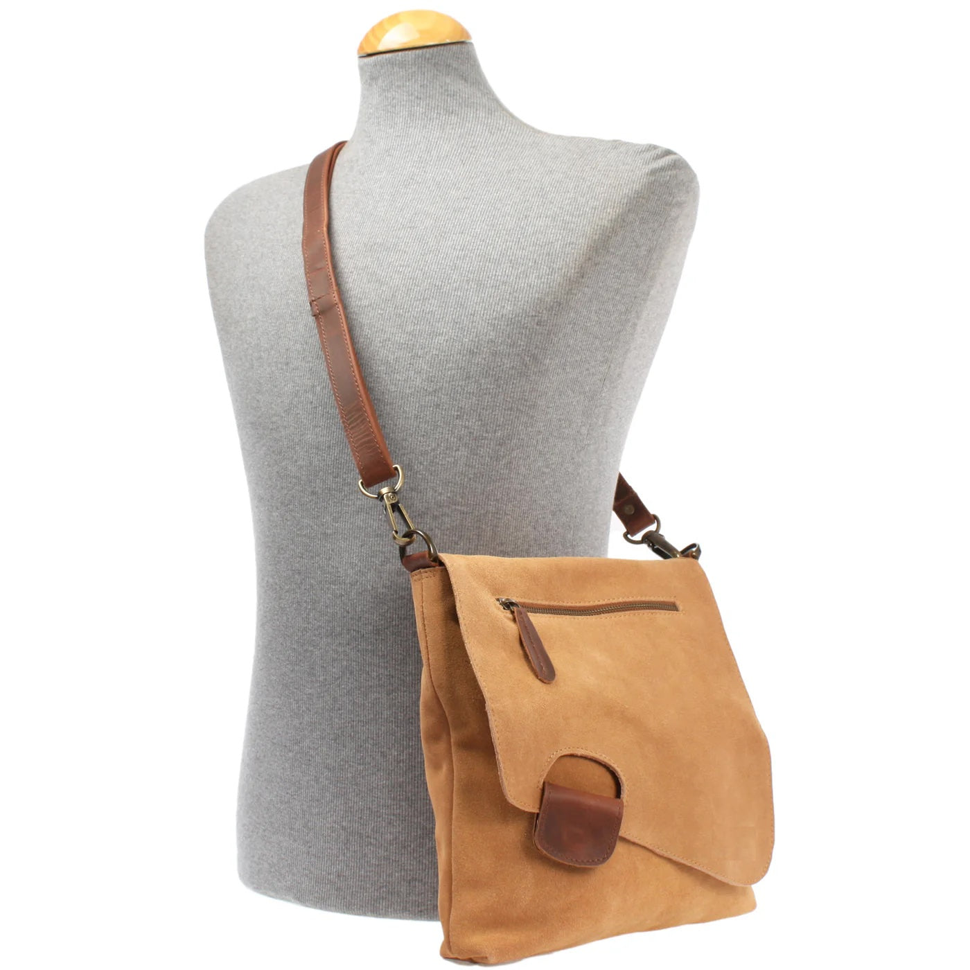Cuiravo Mira Suede & Leather Shoulder Bag