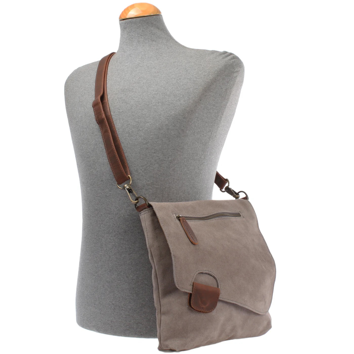Cuiravo Mira Suede & Leather Shoulder Bag