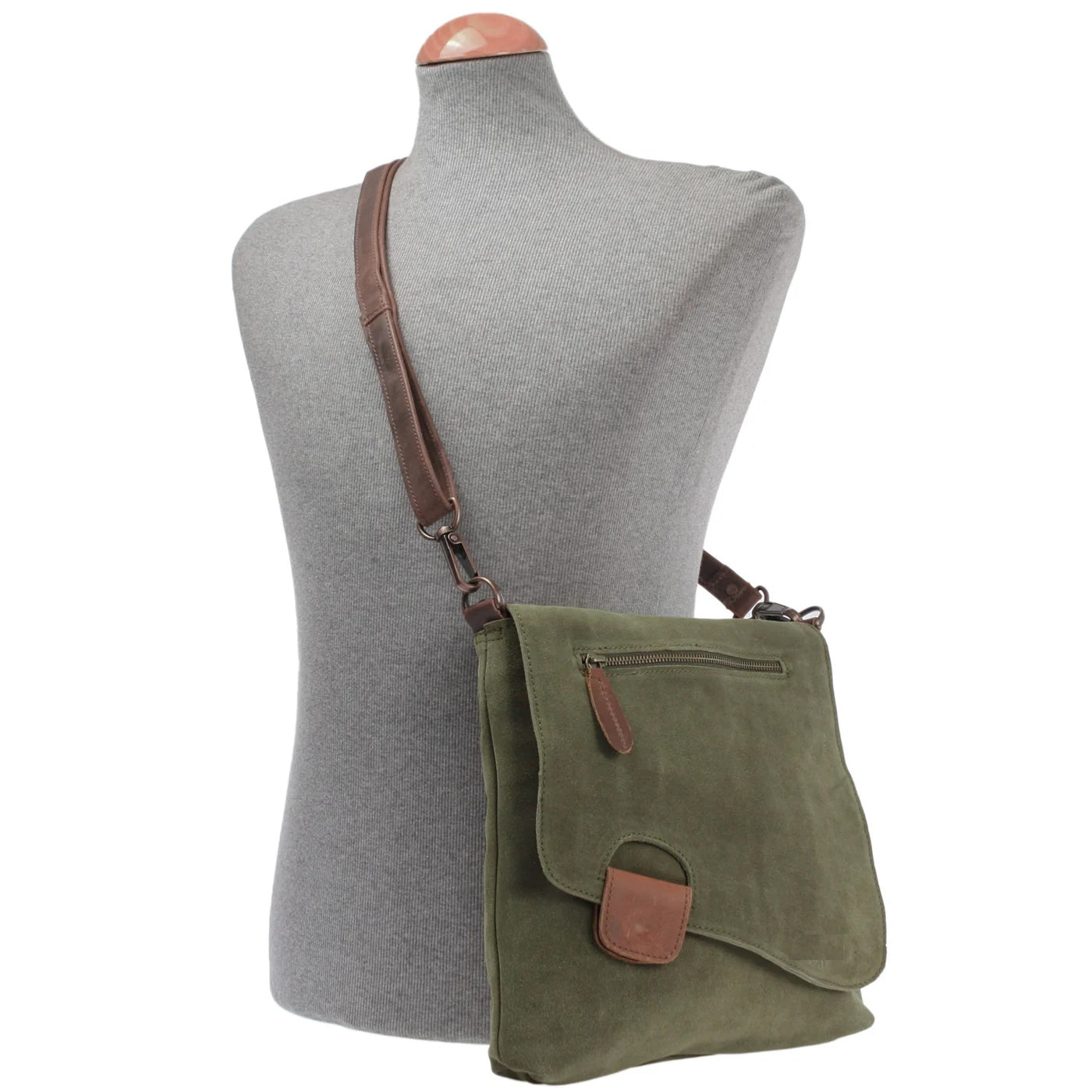 Cuiravo Mira Suede & Leather Shoulder Bag