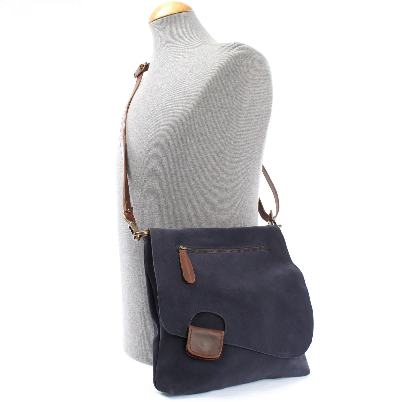 Cuiravo Mira Suede & Leather Shoulder Bag