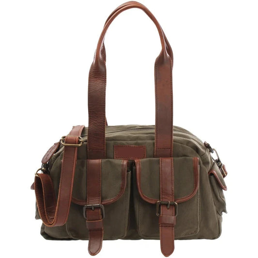 Suede & Leather Tote Bag - Durable & Functional