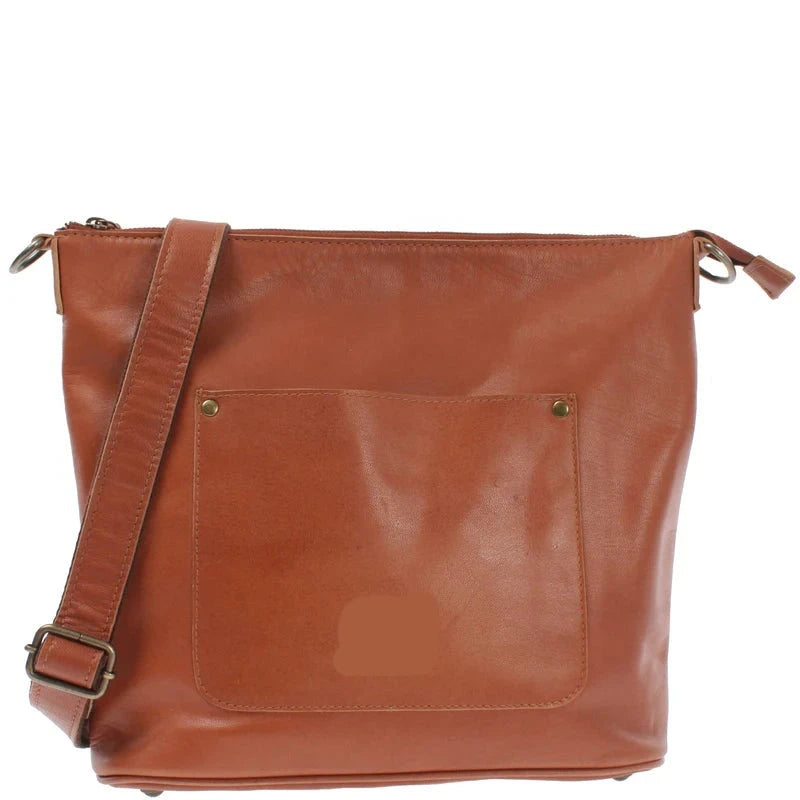 Leather Shoulder Bag - Ladies' Elegant & Versatile
