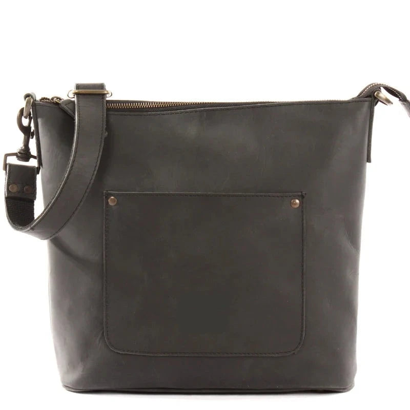 Leather Shoulder Bag - Ladies' Elegant & Versatile