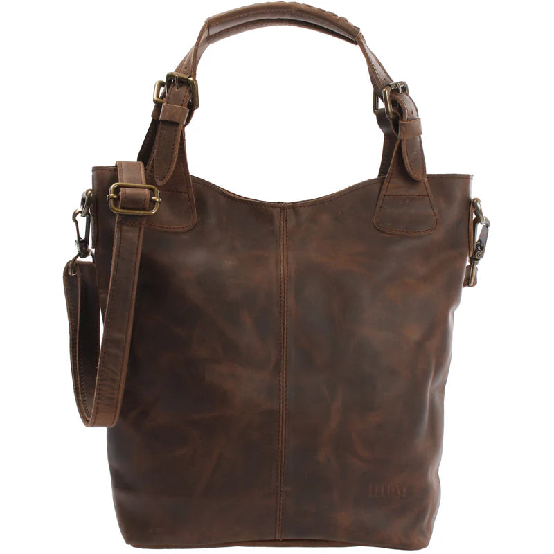 Soft Buffalo Leather Shoulder Bag - Versatile & Spacious