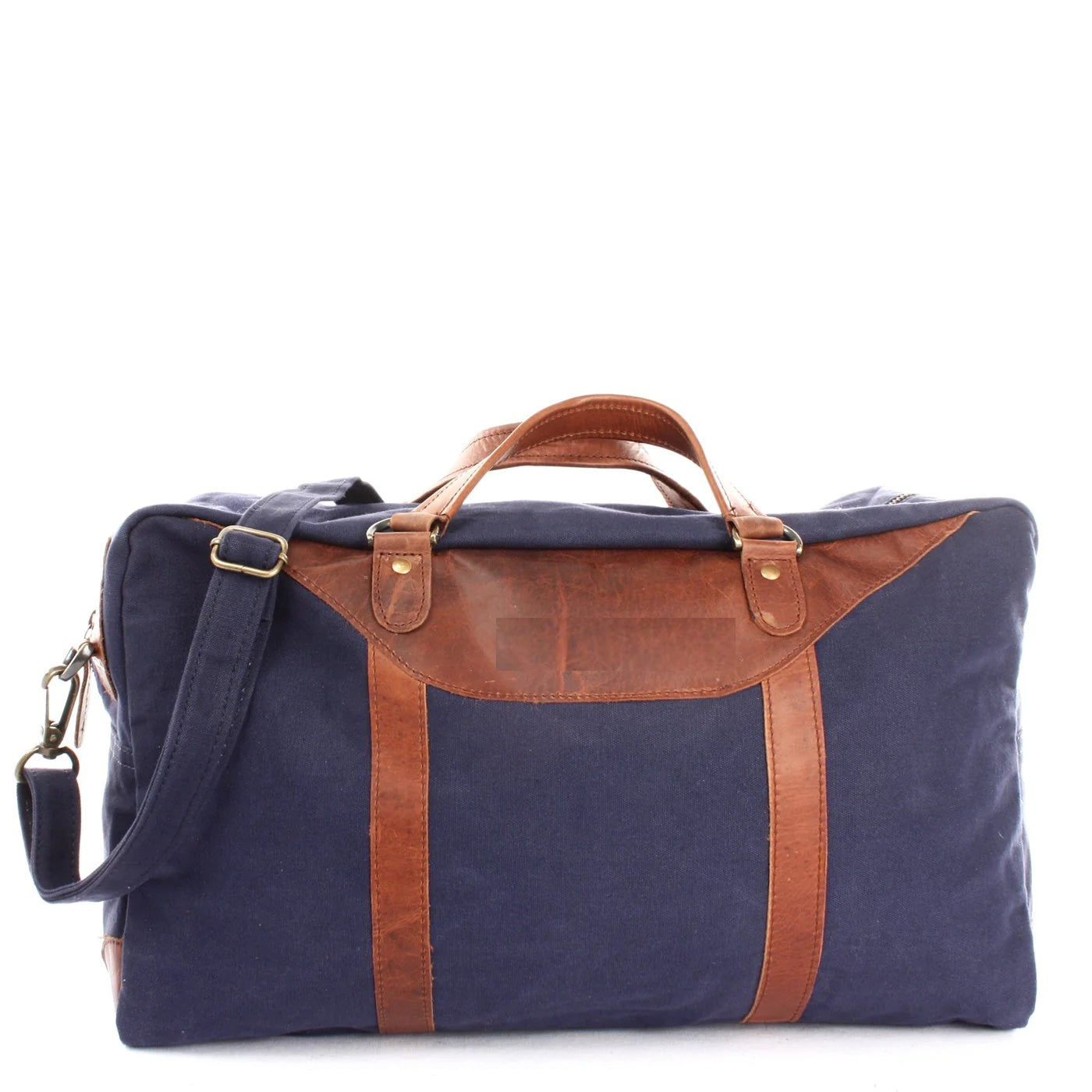 Soft Canvas Leather Messenger Bag