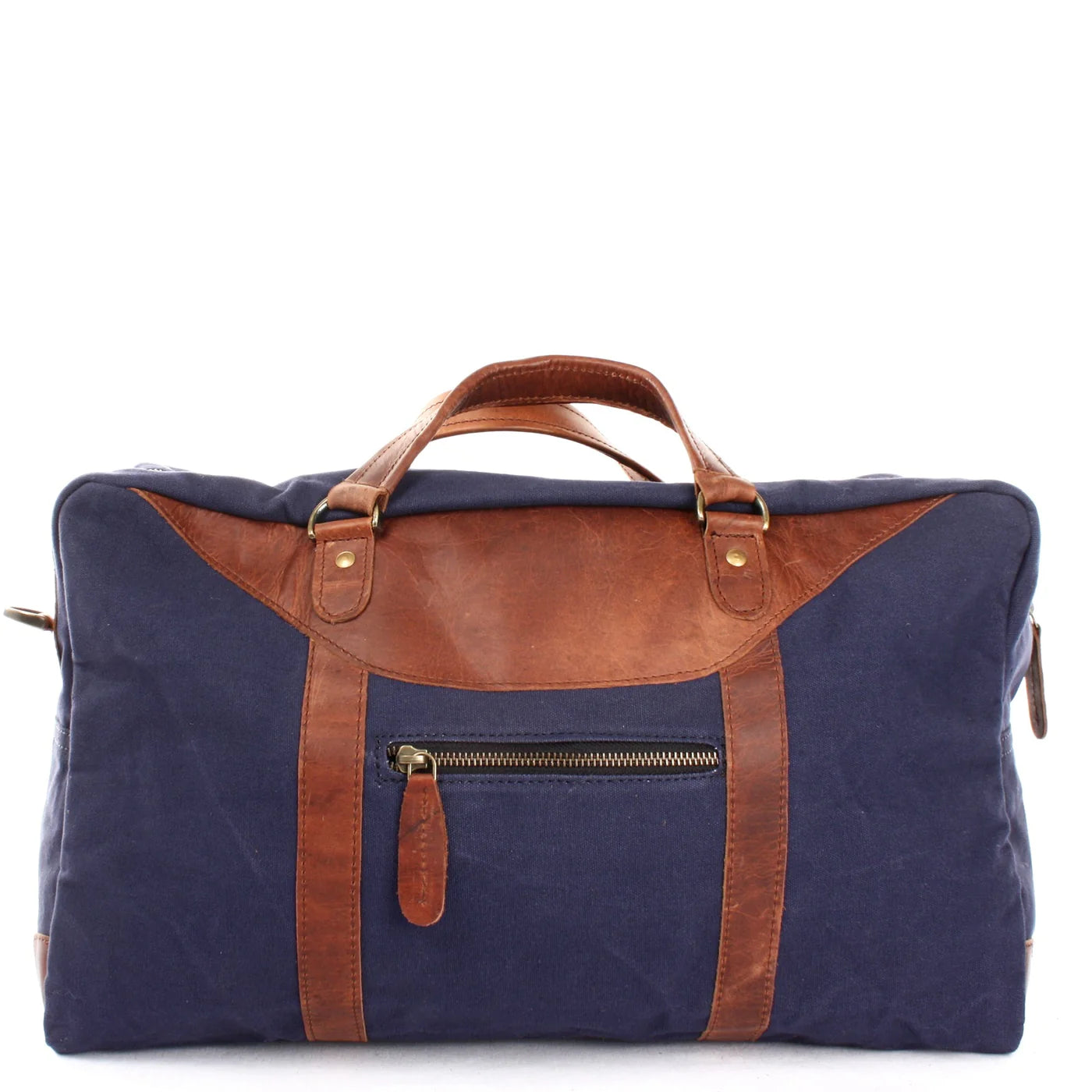 Soft Canvas Leather Messenger Bag