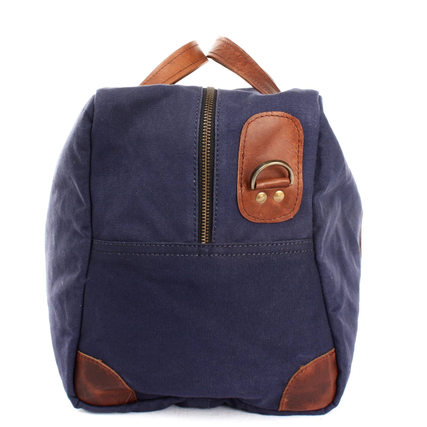 Soft Canvas Leather Messenger Bag